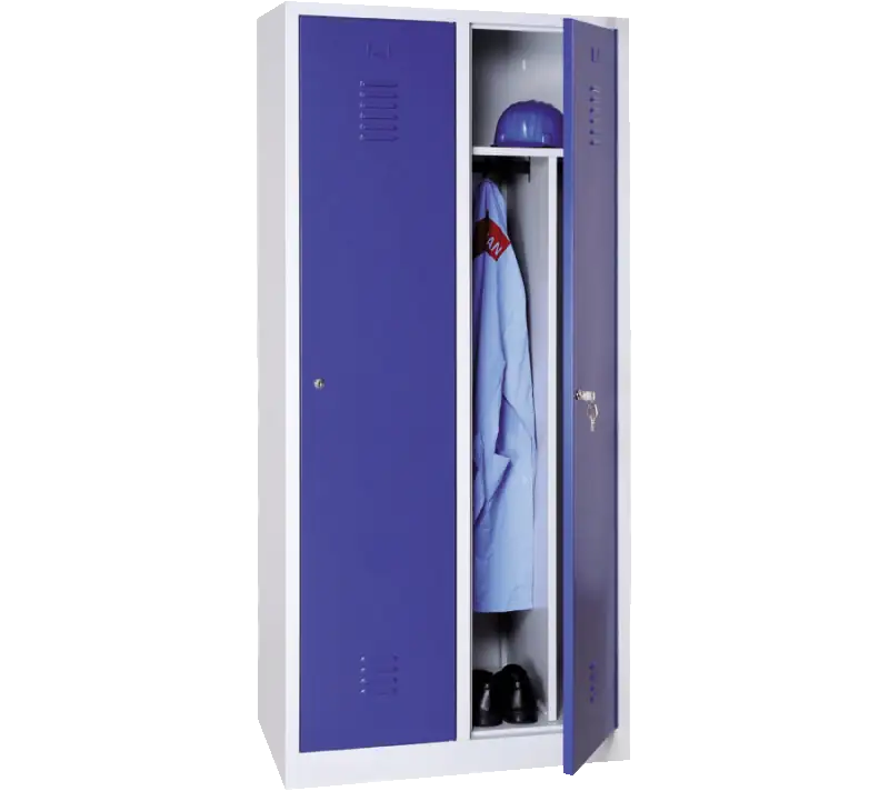 GO-FP Garderobna omara s fiksno pregrado in spodnjo polico